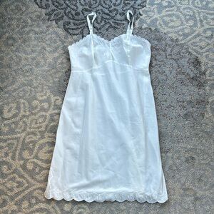 Vintage Barbizon Slip Dress Nightgown White 40